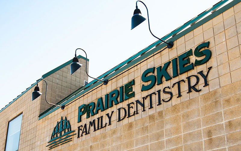 Prairie Skies Family Dentistry signage